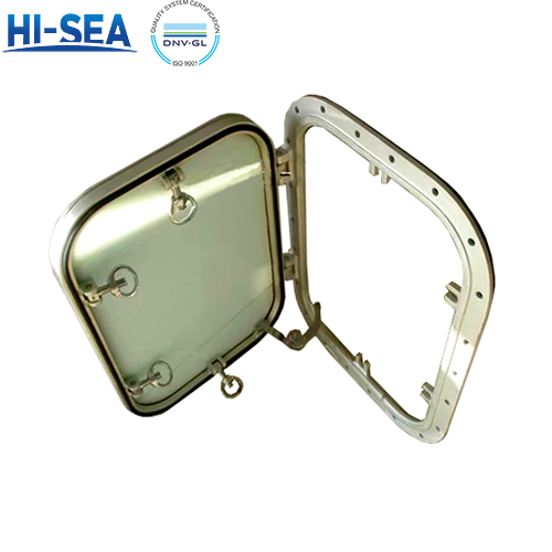 Marine Steel Rectangular Window with Safety Glass
